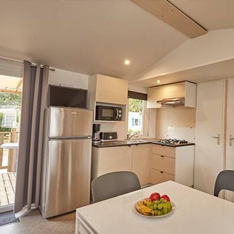 Mobile home 6 persons - Comfort | 3 Bedrooms | 6 Pers | Raised terrace | Air conditioning