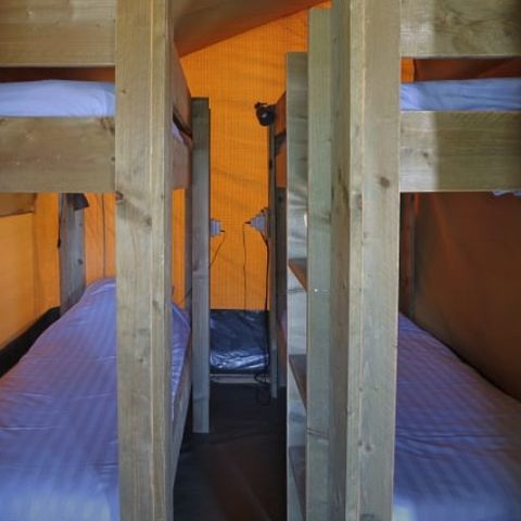 Glamping tent 6 persons - Bungalow tent Glamping Tournesol 4+2