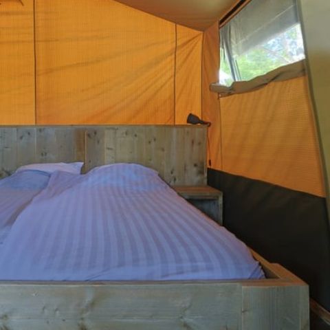 Glamping tent 6 persons - Bungalow tent Glamping Tournesol 4+2