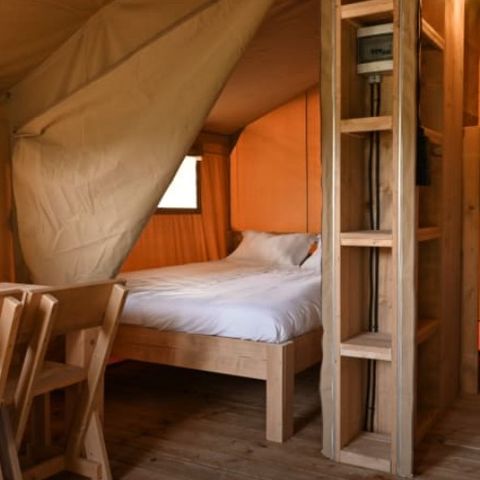 Canvas and wooden tent 5 persons - Ciboulette