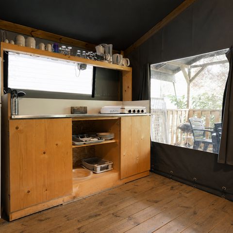 Glamping tent 4 persons - Bungalow tent Glamping Camomille