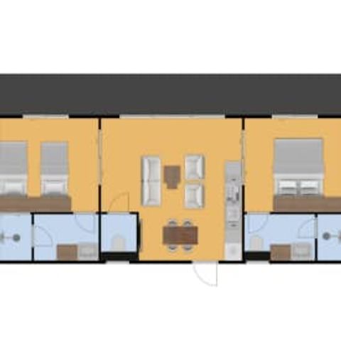 MOBILE HOME 4 people - Mobile home Cerfeuil