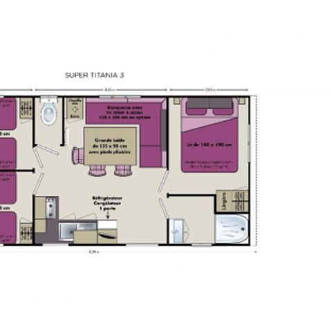 MOBILE HOME 6 people - TITANIA