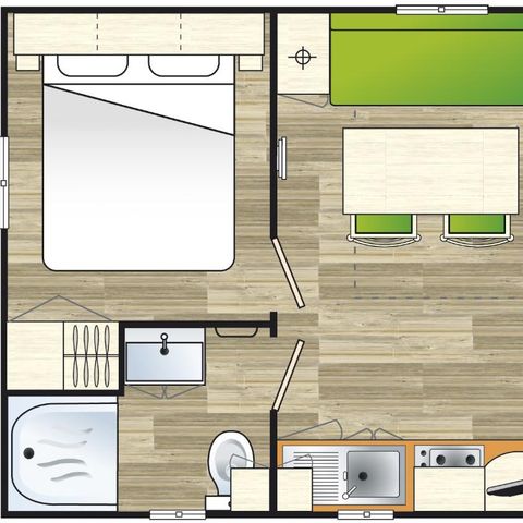 MOBILE HOME 2 people - ASTRIA