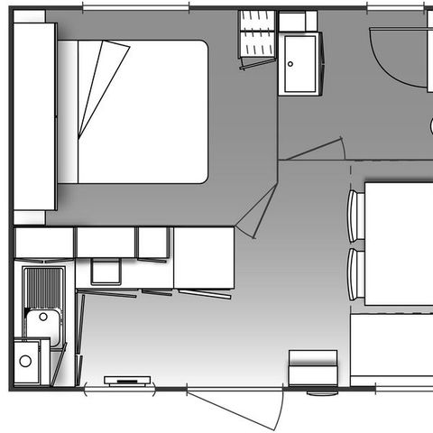 MOBILE HOME 3 people - GIGARO
