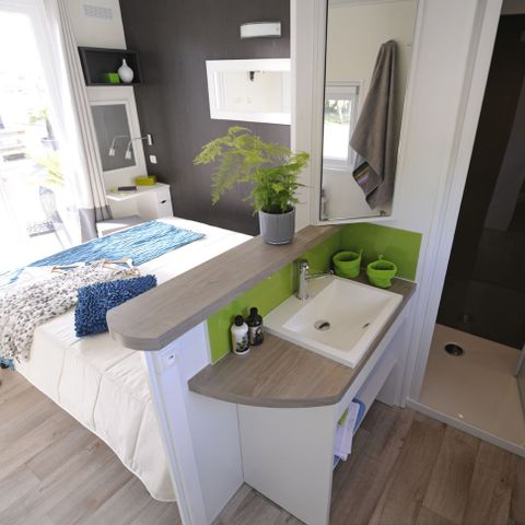 MOBILE HOME 5 people - PREMIUM TAOS 2bed 5 pers with air conditioning