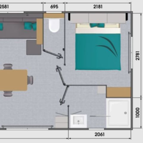 MOBILE HOME 4 people - Grand Confort + 2bed 4 pers