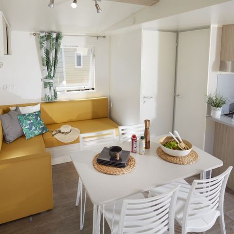 MOBILE HOME 6 people - 2 bedrooms - TV + Air conditioning