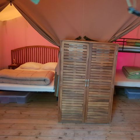 CANVAS AND WOOD TENT 5 people - Nature Lodges 4/5P 1Ch