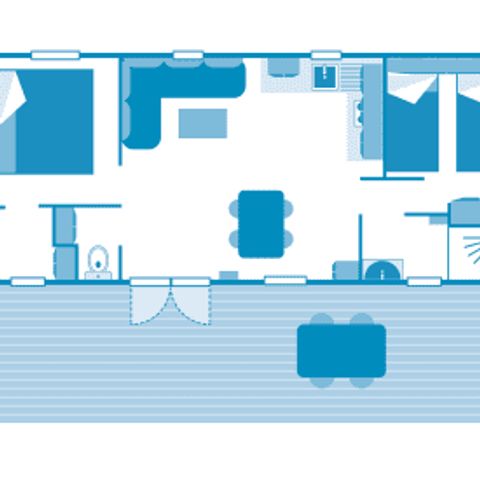 MOBILE HOME 4 people - Cottage 4p 2bed ****