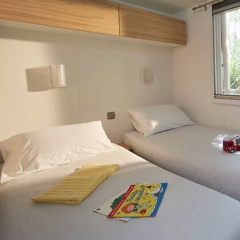 MOBILE HOME 6 people - Premium | 3 Bedrooms | 6 Pers | Raised terrace | 1 bathroom | Air conditioning