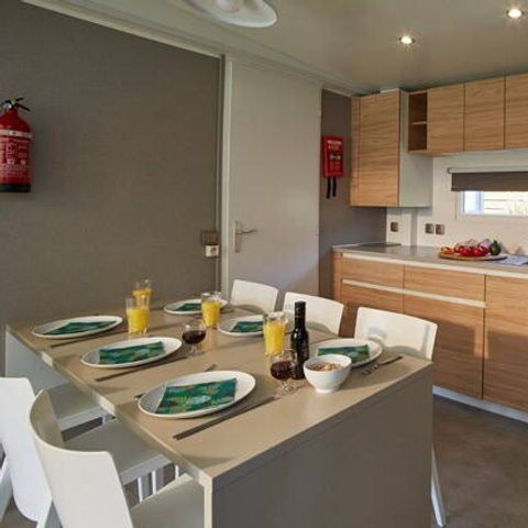 MOBILE HOME 6 people - Premium | 3 Bedrooms | 6 Pers | Raised terrace | 1 bathroom | Air conditioning