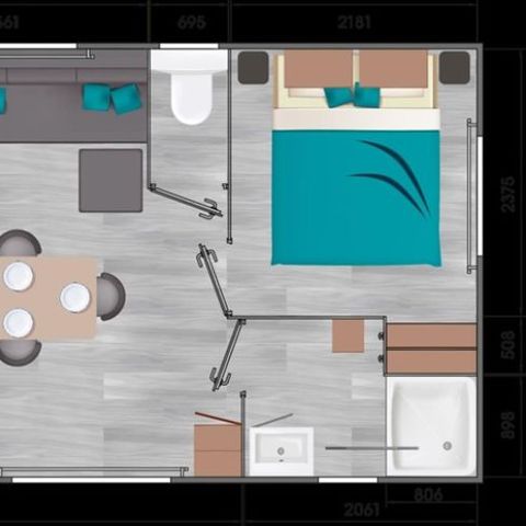 MOBILE HOME 6 people