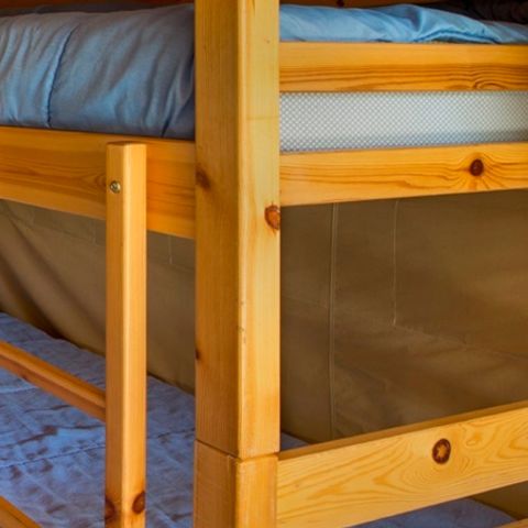 Canvas and wooden tent 5 persons - NATURA