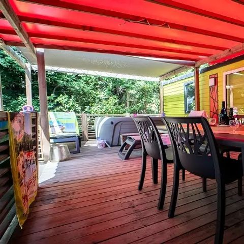 MOBILE HOME 4 people - Duo Premium 3 Rooms 4 People Jacuzzi + Air Conditioning + TV