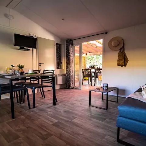 MOBILE HOME 4 people - Duo Premium 3 Rooms 4 People Jacuzzi + Air Conditioning + TV
