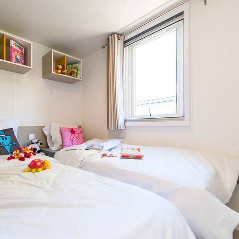 MOBILE HOME 6 people - Comfort | 2 Bedrooms | 4/6 Pers | Raised terrace | Air conditioning | TV