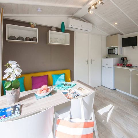 MOBILE HOME 6 people - Comfort | 2 Bedrooms | 4/6 Pers | Raised terrace | Air conditioning | TV