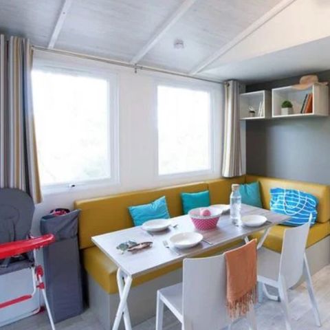 MOBILE HOME 6 people - | Comfort | 3 Bedrooms | 6 Pers | Single terrace | Air conditioning | TV