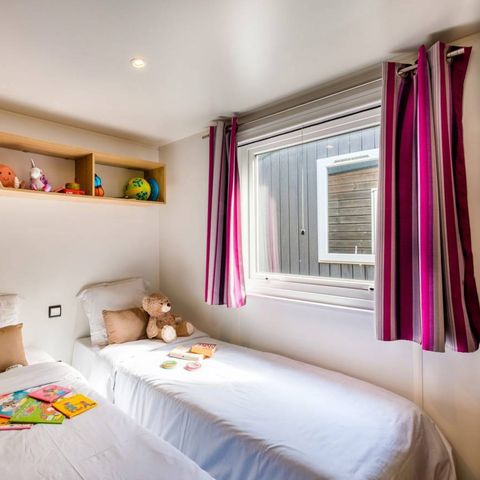 MOBILE HOME 4 people - Comfort | 2 Bedrooms | 4 Pers | Raised terrace | 2 bathrooms | Air conditioning | TV