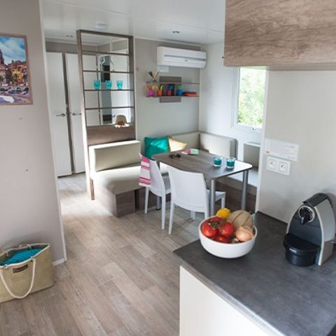 MOBILE HOME 6 people - Comfort XL | 3 Bedrooms | 6 Pers | Raised terrace | Air conditioning