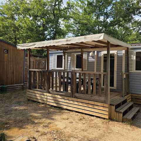 MOBILE HOME 6 people - Mobile-home | Comfort | 3 Bedrooms | 6 Pers. | Raised terrace | Air conditioning