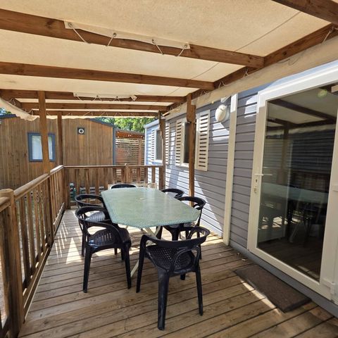 MOBILE HOME 6 people - Mobile-home | Comfort | 3 Bedrooms | 6 Pers. | Raised terrace | Air conditioning