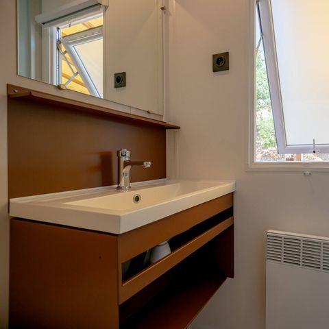 MOBILE HOME 6 people - Mobile-home | Comfort | 3 Bedrooms | 6 Pers. | Raised terrace | 2 bathrooms | Air-con.