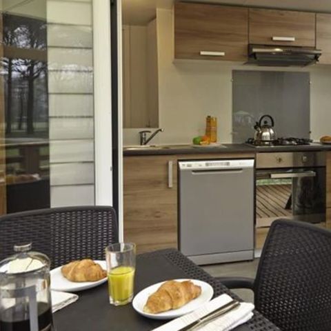 Mobile home 8 persons - Mobile-home | Premium | 3 Bedrooms | 6/8 Pers. | Raised terrace | Air-con.