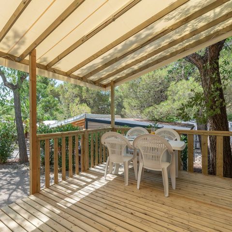 MOBILE HOME 4 people - Premium | 2 Bedrooms | 4 Pers | Raised terrace | Air conditioning