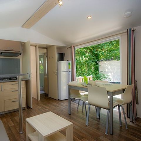 Mobile home 6 persons - Classic XL | 3 Bedrooms | 6 Pers. | Raised terrace | Air conditioning | TV