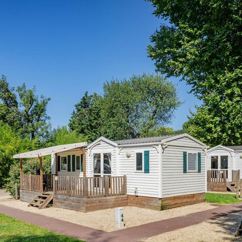 MOBILE HOME 6 people - Classic | 3 Bedrooms | 6 Pers | Raised terrace | 1 Bathroom | Air conditioning | TV