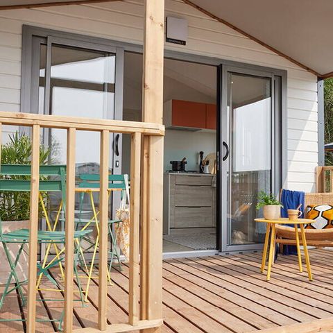 MOBILE HOME 6 people - Mobile home | Comfort | 2 Bedrooms | 4/6 People | Single terrace | Air conditioning | TV
