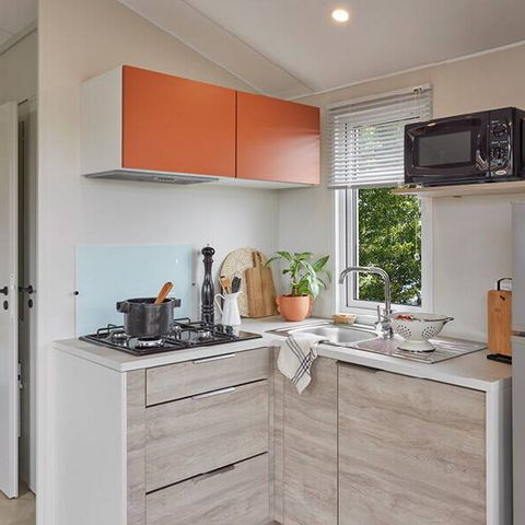 MOBILE HOME 6 people - Mobile home | Comfort | 2 Bedrooms | 4/6 People | Single terrace | Air conditioning | TV