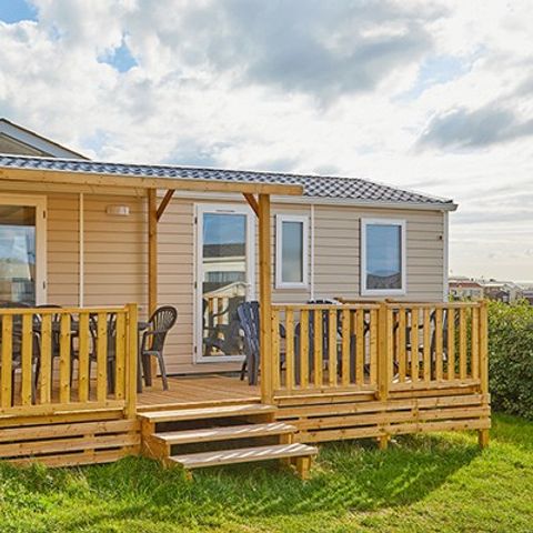 MOBILE HOME 6 people - Mobile-home | Comfort | 3 Bedrooms | 6 Pers. | Raised terrace | Air conditioning
