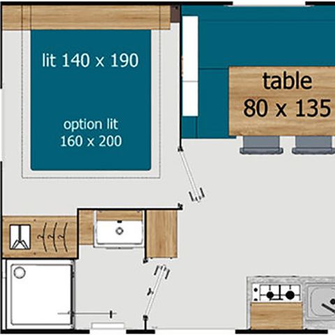 MOBILE HOME 6 people - Ciela Confort - 3 bedrooms