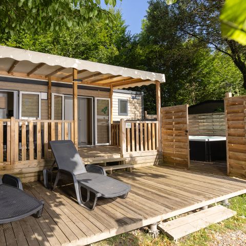 Mobile home 4 persons - Ciela Privilège SPA - 2 bedrooms - Dishwasher, barbecue