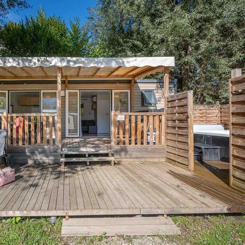 Mobile home 4 persons - Ciela Privilège SPA - 2 bedrooms - Dishwasher, barbecue