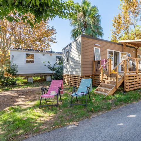 MOBILE HOME 6 people - Mobile-home | Premium | 3 Bedrooms | 6 Pers. | Raised terrace | Air-con.