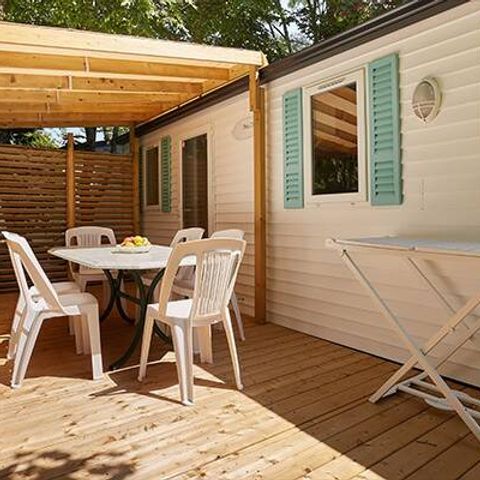 MOBILE HOME 6 people - Mobil-home | Classic | 2 Bedrooms | 4/6 Pers. | Raised terrace