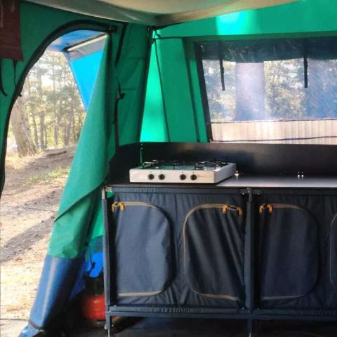 Tent 5 persons - Navajo Tent 4 Rooms 6 People (4 adults + 2 children) Without sanitary facilities