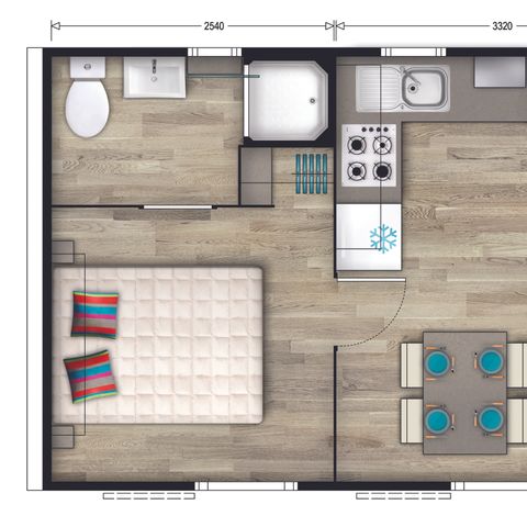 MOBILE HOME 4 people - DUO