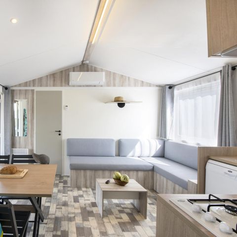 Mobile home 4 persons - Duo Premium 3 Rooms 4 People Jacuzzi + Air Conditioning + TV