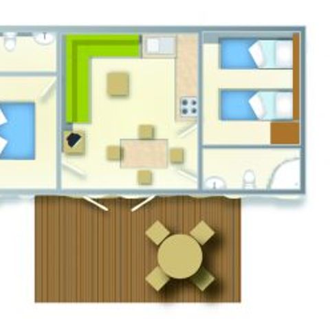 MOBILE HOME 5 people - BAIA SUPERIOR