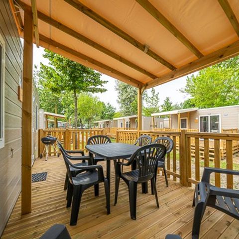 MOBILE HOME 6 people - Comfort | 3 Bedrooms | 6 Pers | Raised terrace | Air conditioning | TV