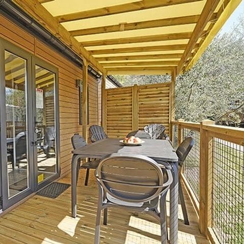 MOBILE HOME 6 people - Premium | 3 Bedrooms | 6 Pers | Covered Terrace | 2 bathrooms | Air conditioning | TV