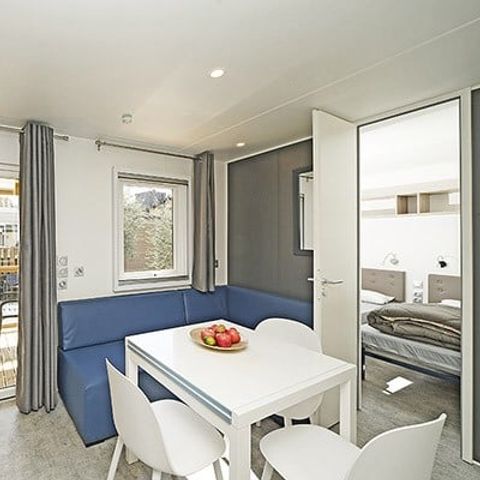 MOBILE HOME 6 people - Premium | 3 Bedrooms | 6 Pers | Covered Terrace | 2 bathrooms | Air conditioning | TV
