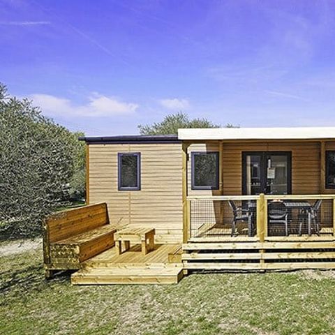 MOBILE HOME 6 people - Mobile-home | Premium | 3 Bedrooms | 6 Pers | Raised terrace | 2 bathrooms | Air conditioning | TV