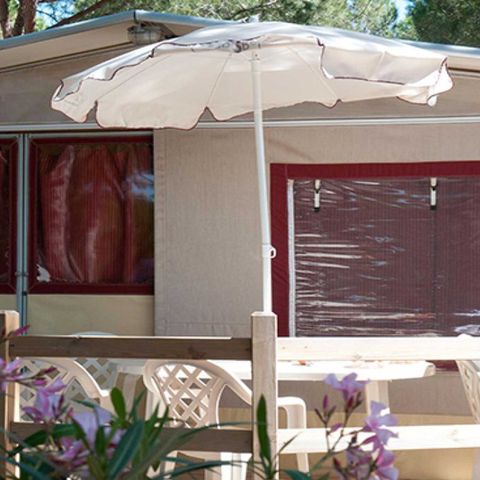 Canvas and wooden tent 5 persons - Lodge Dog Tent