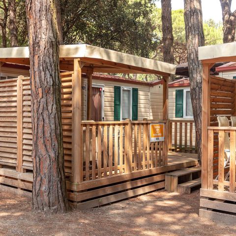 MOBILE HOME 4 people - Classic | 2 Bedrooms | 4 Pers |* Raised terrace* | 1 Bathroom | Air conditioning